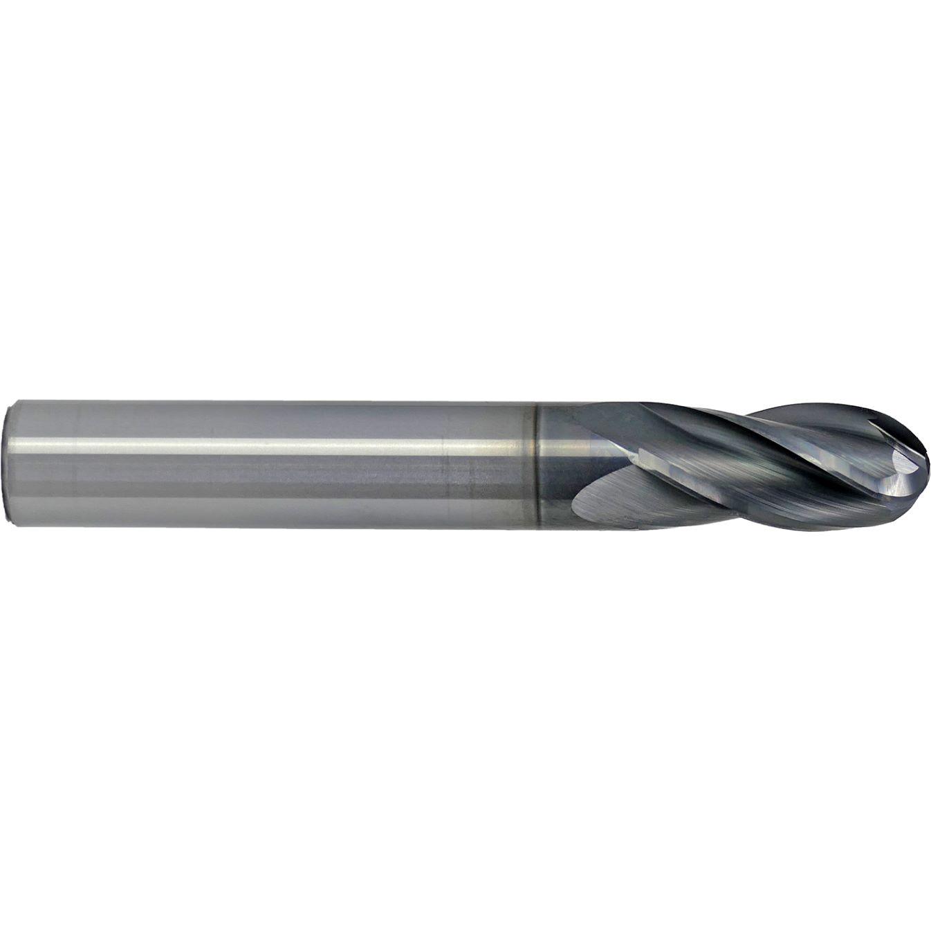 TTOOLS Milling VHM-Radiusfräser Ø 1,00 mm, 4Z, Schaft-Ø 3 mm, HA ALCRONA PRO-Beschichtung -1 TTOOLS Milling VHM-Radiusfräser Ø 1,00 mm, 4Z, Schaft-Ø 3 mm, HA ALCRONA PRO-Beschichtung -1