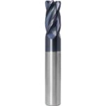 TTOOLS Milling VHM-HPC-Torusfräser kurz Ø 6,00 mm, 4Z, ER 0,50, Schaft-Ø 6 mm, HA AlTiN-Beschichtung -1