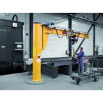 VETTER Krantechnik 1000kg, 6,0m Säulenschwenkkran AS + Verbundanker-System + Elektrokettenzu -3