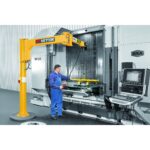 VETTER Krantechnik 125kg, 4,0m Wandmanipulatorkran BS + Standard-Lagerkonsole + Elektrokettenzug -3