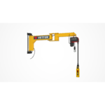 VETTER Krantechnik 250kg, 2,0m Wandmanipulatorkran BS + Standard-Lagerkonsole + Elektrokettenzug -2