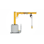 VETTER Krantechnik 250kg, 4,0m, 270°, Mobiler Schwenkkran MOB12-AS2,5-4,0 + Elektrokettenzug -1