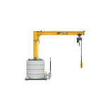 VETTER Krantechnik 500kg, 3,5m, 360°, Mobiler Schwenkkran MOB12-PR5-3,5 + Elektrokettenzug -1