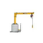 VETTER Krantechnik 500kg, 2,0m, 360°, Mobiler Schwenkkran MOB12-PR5-2,0 + Elektrokettenzug -2