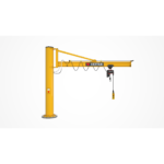 VETTER Krantechnik 500kg, 5,0m Säulenschwenkkran PS + Verbundanker-System + Elektrokettenzug -1