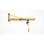 VETTER Krantechnik 125kg, 3,0m Wandschwenkkran PW + Standard-Lagerkonsole + Elektrokettenzug -1