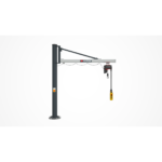 VETTER Krantechnik 250kg, 3,9m Säulenschwenkkran US + Verbundanker-System + Elektrokettenzug -1