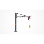 VETTER Krantechnik 125kg, 4,9m Säulenschwenkkran US + Verbundanker-System + Elektrokettenzug -2