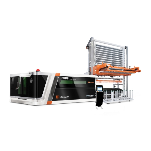 Elmag Automatisches Turmsystem TOWERMAK – bis 4 x 2 m Blechgröße -1