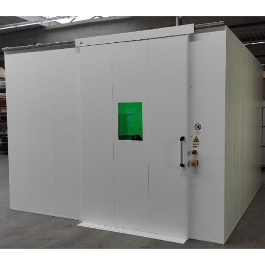 Elmag Laserschutzkabine 2, ca. BxTxH 4000x4050x3000 mm -1 Elmag Laserschutzkabine 2, ca. BxTxH 4000x4050x3000 mm -1