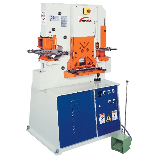 Elmag Hydraulische Profilstahlschere und Lochstanze SPS 60K -1
