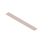 Elmag Anschlagschiene aus Edelstahl L=400mm (5 Stk./Pkg.) -1