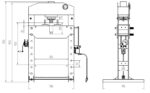 Holzmann Werkstattpresse 100 Tonnen WP100ECO -2