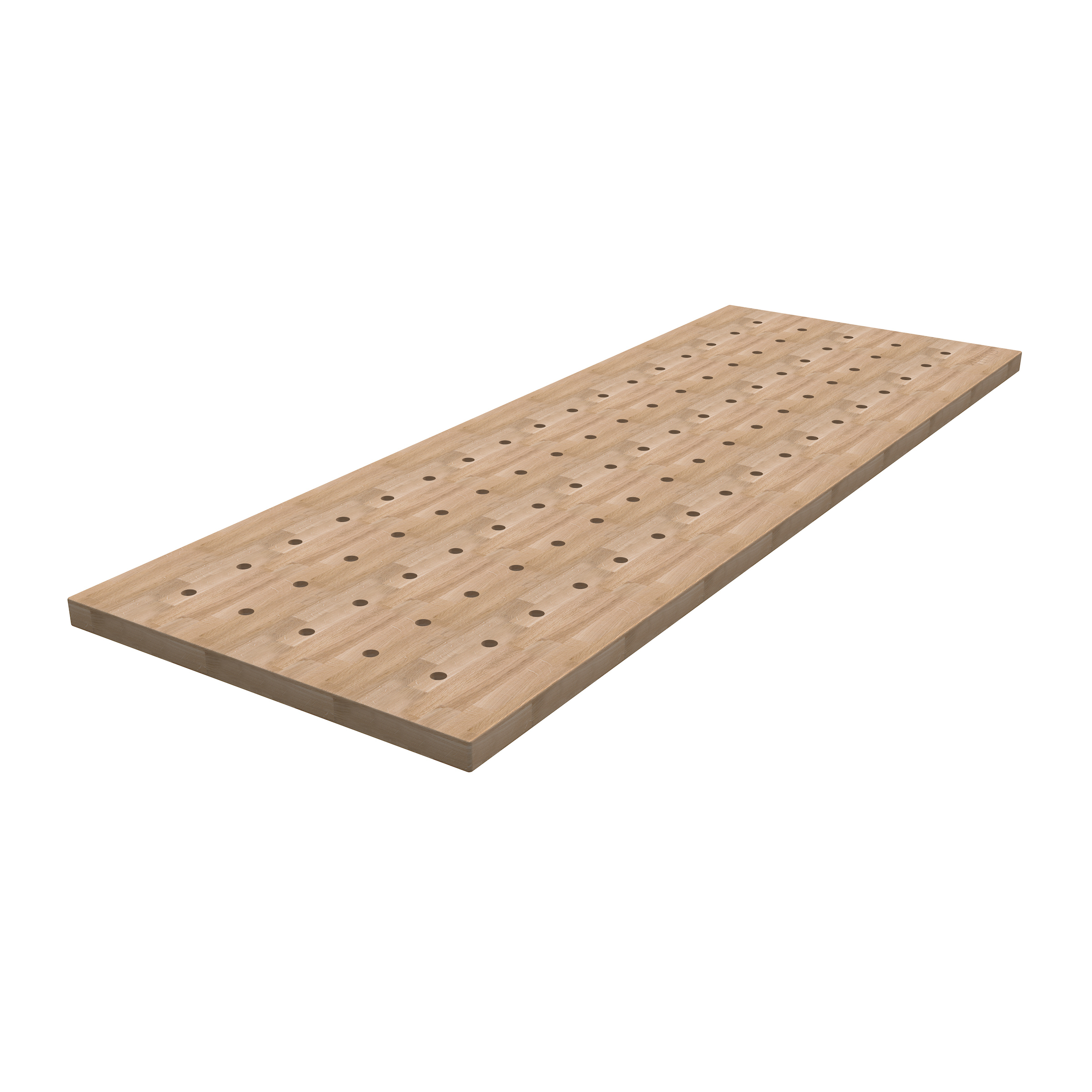 HWBT-6824-DH-01 Kreg Hartholz-Arbeitsplatte 610 mm x 1727 mm inkl. Banklochhaken HWBT-6824-DH
