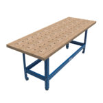 Kreg Universal Werkbank mit Hartholz-Arbeitsplatte 610 mm x 1727 mm inkl. Banklochhaken UBENCH-6824-DH