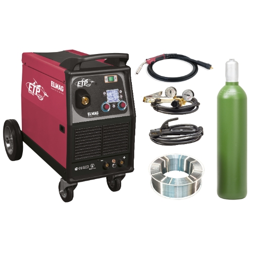 Elmag Multifunktions-Schweißinverter, fahrbar - ALU-SET -1