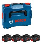 Bosch ProCORE 18 V 5,5 Ah Akkus mit Aufbewahrungskoffer.