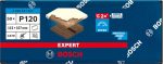 Bosch EXPERT C470 P120 Schleifpapier 115 × 107 mm 50er-Pack.