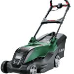 Bosch AdvancedRotak Rasenmäher mit Höhenverstellung.
