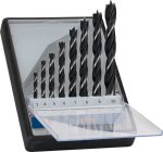Bosch PRO Holzbohrer-Set mit Brad-Point-Spitze, 8-teilig im Koffer.
