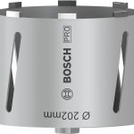 Bosch PRO Kernbohrer trocken 202 mm für Mauerwerk.
