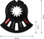 Bosch EXPERT ACZ 105 ET Hartmetall-Segmentsägeblatt für verschiedene Werkstoffe.