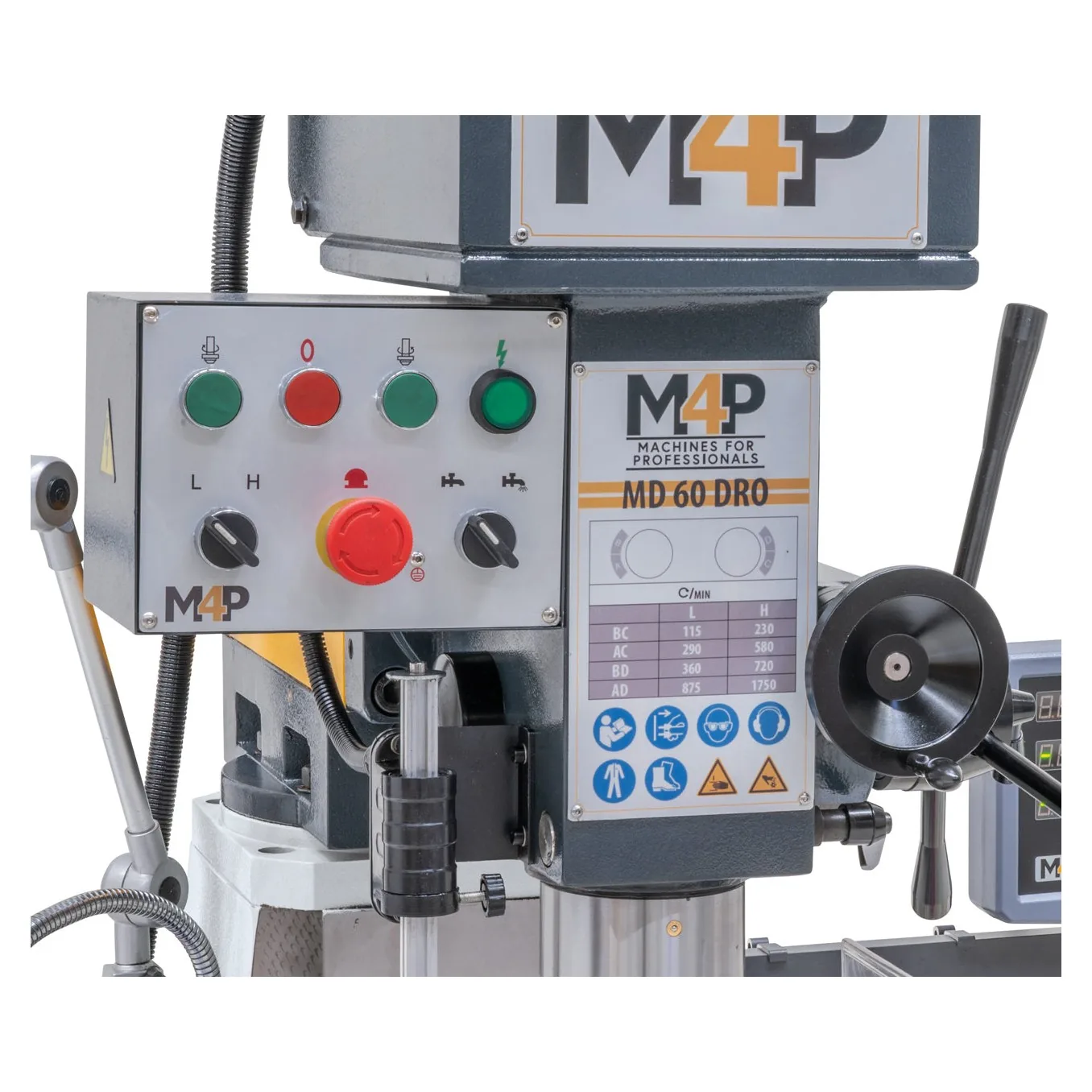 Bohr- und Fräsmaschine MD 60 DRO – M4P by Bernardo -10